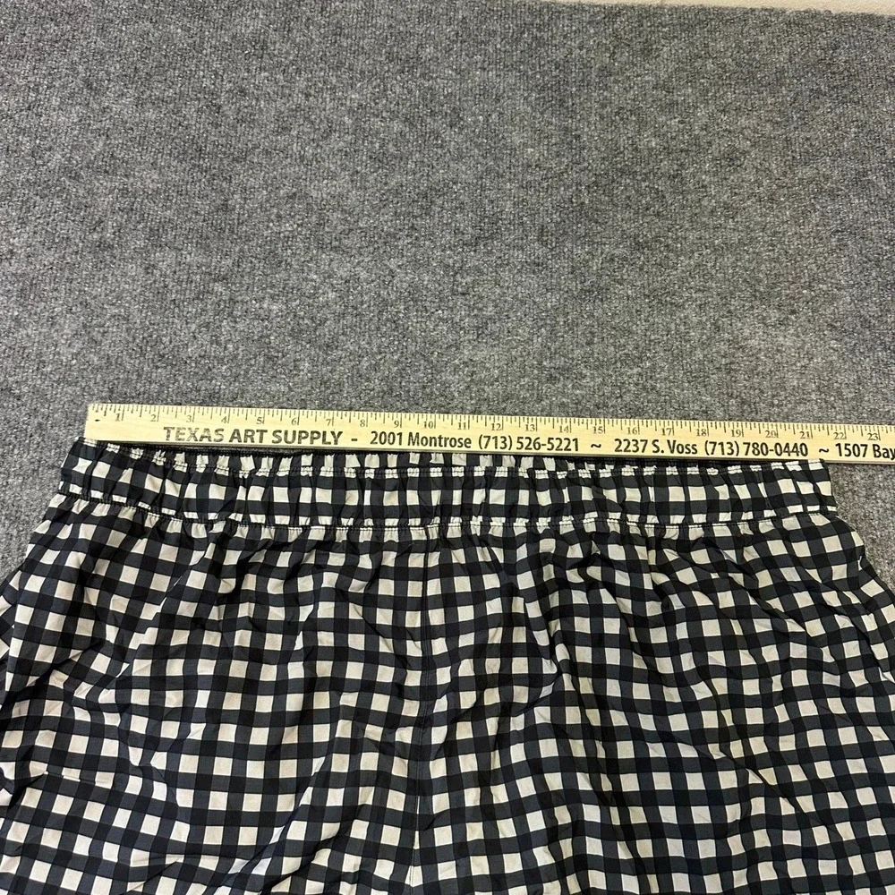 Old Navy Shorts Womens Size 3X Black Gingham StretchTech Active Athletic Gym